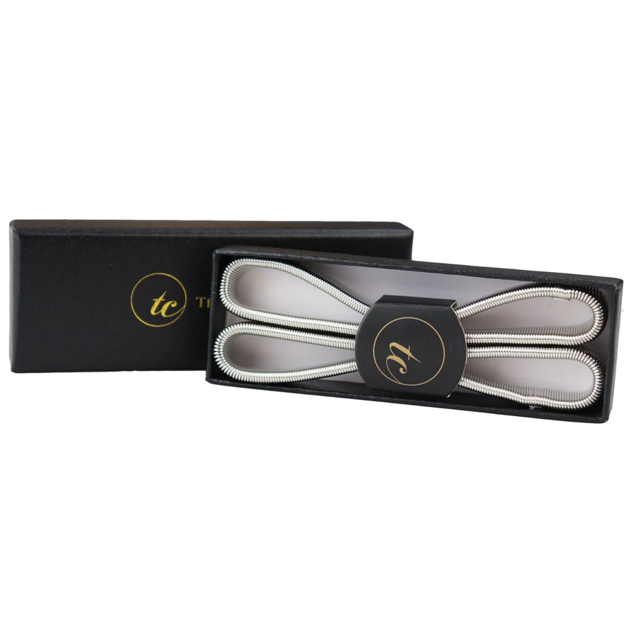 Men's Classic Shirt Armbands Garters 1920s Gatsby Blinders - Silver - TruClothing.com - 1