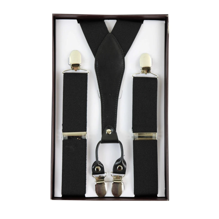 Klasyczne męskie szelki do spodni z lat 1920 Gatsby Blinders - Czarny - TruClothing.com - 1