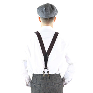 Men's Classic Trouser Braces Suspenders 1920s Gatsby Blinders - Brown - TruClothing.com - 9