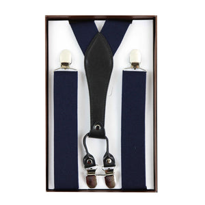 Men's Classic Trouser Braces Suspenders 1920s Gatsby Blinders - Navy - TruClothing.com - 13