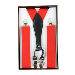 Men's Classic Trouser Braces Suspenders 1920s Gatsby Blinders - Orange - TruClothing.com - 19