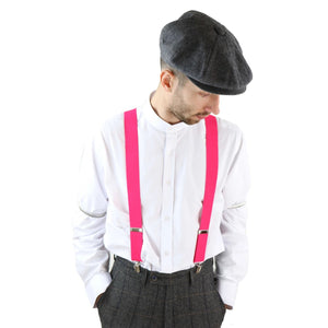 Men's Classic Trouser Braces Suspenders 1920s Gatsby Blinders - Pink - TruClothing.com - 24