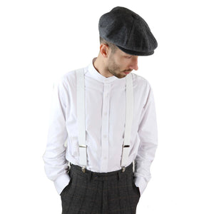 Men's Classic Trouser Braces Suspenders 1920s Gatsby Blinders - White - TruClothing.com - 26
