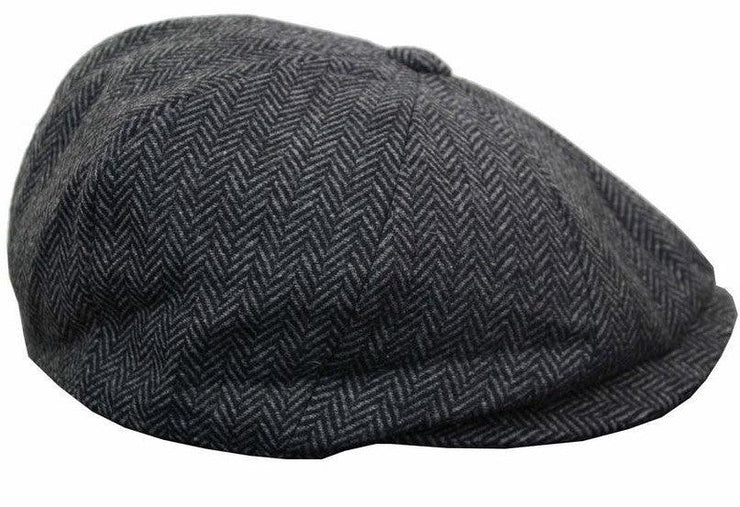 Men's Tweed Newsboy Razor Flat Cap Peaky Blinders Baker – TruClothing
