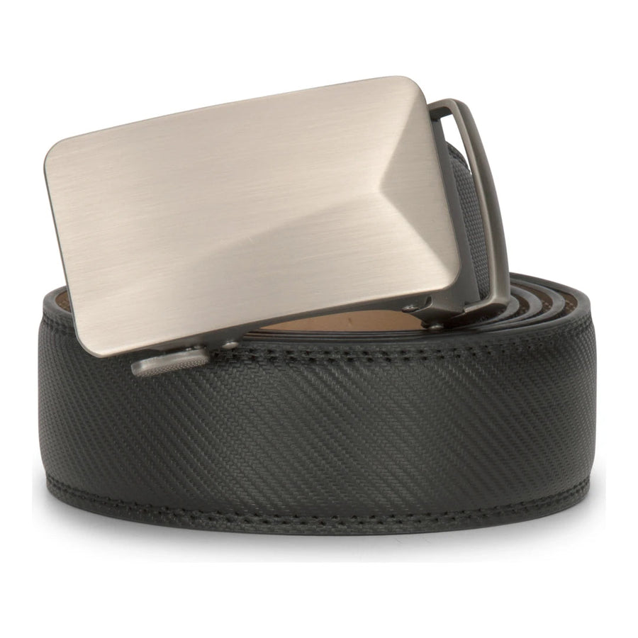 Brązowy pasek męski skórzany zapadkowy 35 mm regulowany - TruClothing.com - 1