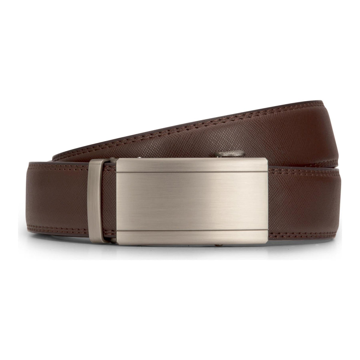 Cintura in Pelle da Uomo per Jeans Rifiniture 35 mm per Adattarsi a Qualsiasi taglia - TruClothing.com - 1