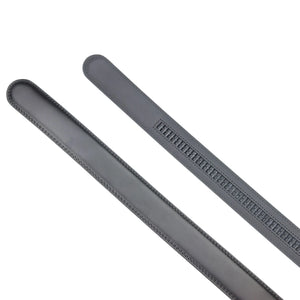 Cintura in Pelle da Uomo per Jeans Rifiniture 35 mm per Adattarsi a Qualsiasi taglia - TruClothing.com - 4