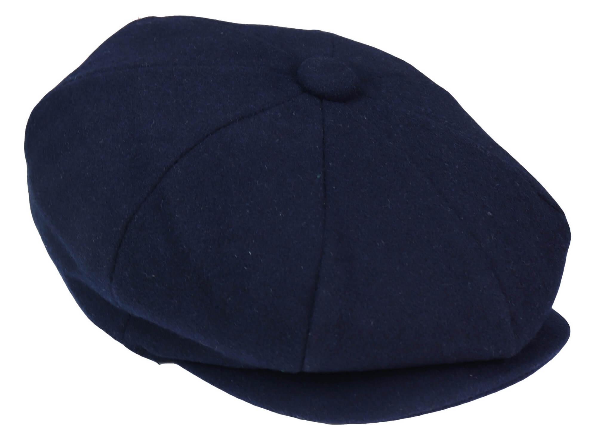 Mailboy Cap Mens Navy-Blue Newsboy Cap | TruClothing.com