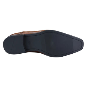 Chaussures à bouts ronds pour homme style chic habillé simili cuir verni style vintage années 20 - Marron - Elong - 10