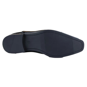 Chaussures à bouts ronds pour homme style chic habillé simili cuir verni style vintage années 20 - Noir - Elong - 5