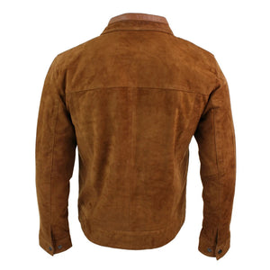 Herrenjacke 100% Echtleder Schwarz Klassisch Neru Grandad Kragen Biker Design - Infinity Leather - 6