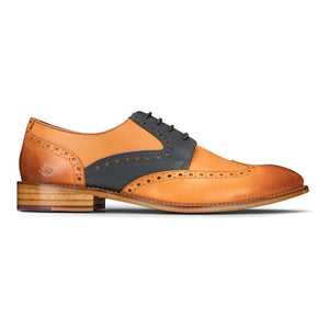 Schuhe für Herren Brogue Hellbraune Braune Rote Klassisches Vintage-Formal Aus echtem Leder - London Brogues - 6