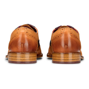 Schuhe für Herren Brogue Hellbraune Braune Rote Klassisches Vintage-Formal Aus echtem Leder - London Brogues - 8
