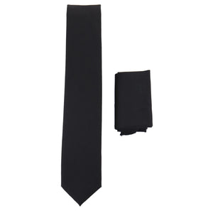 Men's Tie Hankie Set Classic 1920s Peaky Blinders Gatsby - Black - TruClothing.com - 2