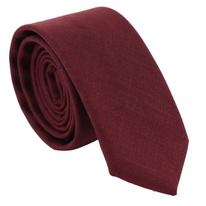 Men's Tie Hankie Set Classic 1920s Peaky Blinders Gatsby - Burgundy - TruClothing.com - 15