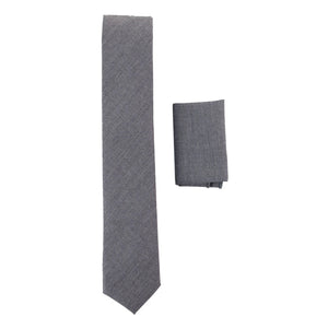 Men's Tie Hankie Set Classic 1920s Peaky Blinders Gatsby - Grey - TruClothing.com - 8