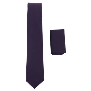 Men's Tie Hankie Set Classic 1920s Peaky Blinders Gatsby - Purple - TruClothing.com - 12