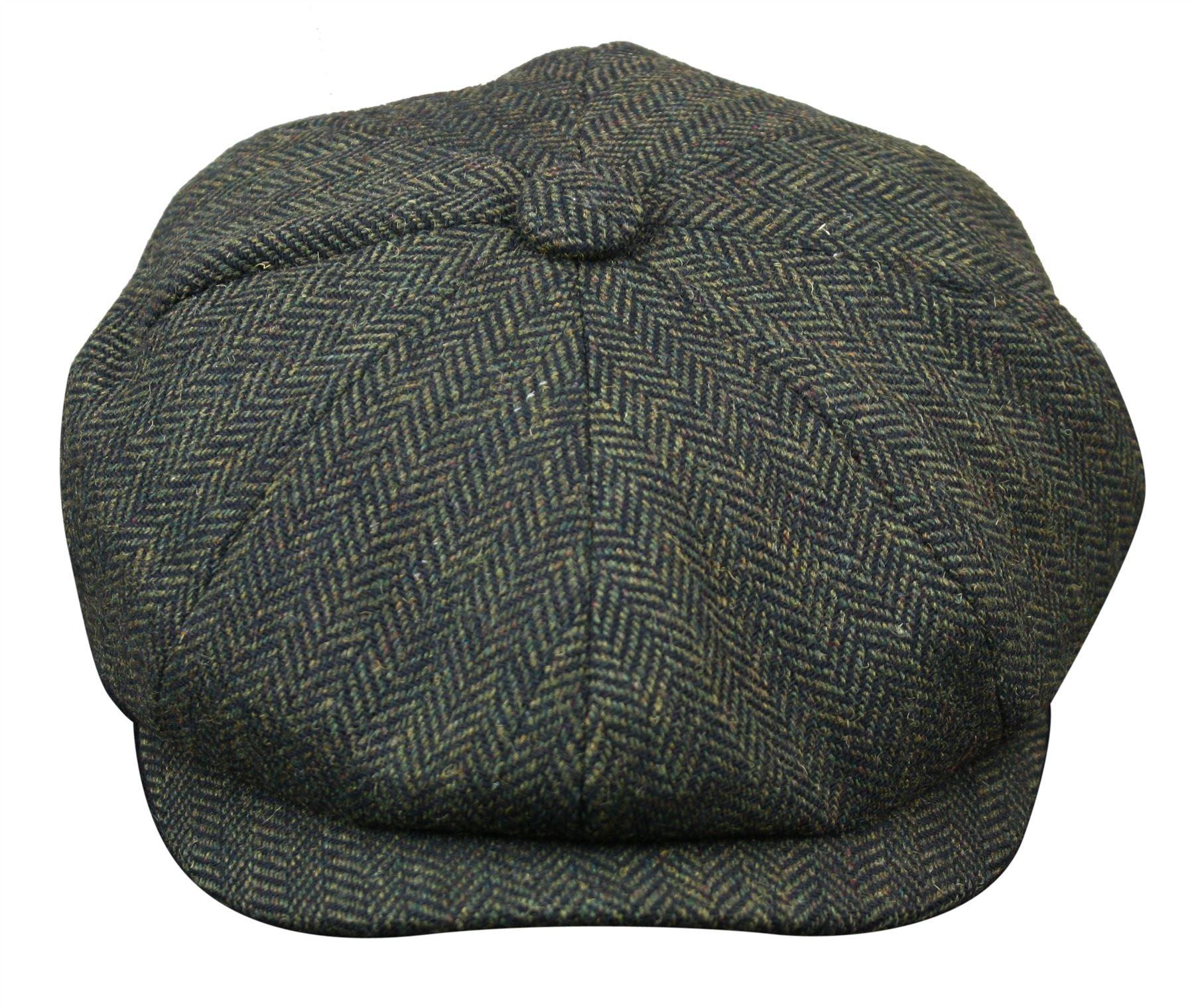 Men's Tweed Newsboy Razor Flat Cap Peaky Blinders Baker – TruClothing