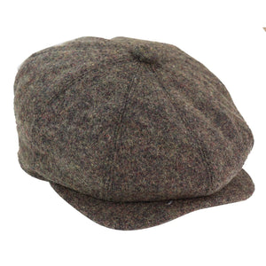 Herrenmütze Tweed Fischgräte Design Rasierer Stil Peaky Blinders Design - Braun - TruClothing.com - 7