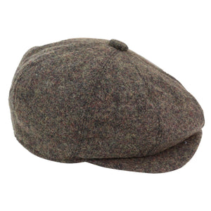 Herrenmütze Tweed Fischgräte Design Rasierer Stil Peaky Blinders Design - Braun - TruClothing.com - 8