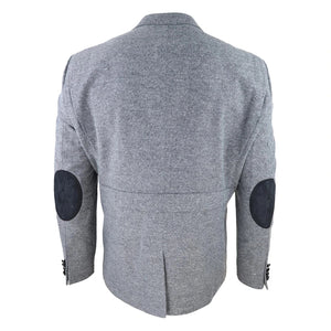 Giacca da Uomo Tweed Misto Lana Stile da Caccia con Toppa sul Gomito - TruClothing.com - 7