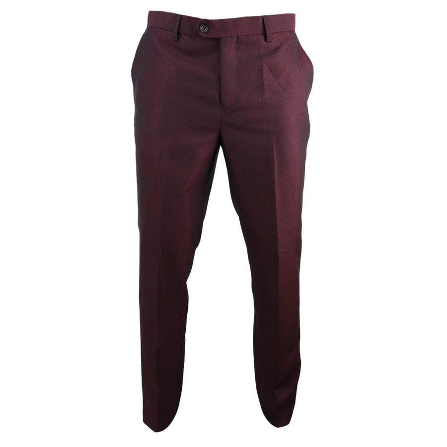 Myers - Pantaloni Pentru Bărbați Roșu Vin - House of Cavani - 1