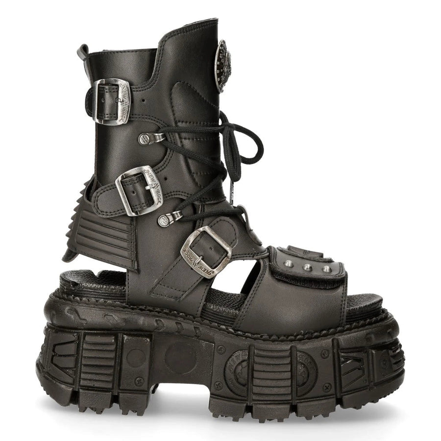 New Rock BIOS107-V1 Echtleder Stiefel Unisex Vegan Leder Sandalen - New Rock - 1