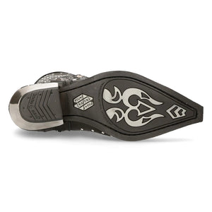 New Rock M-7928-S1 Western Cowboy Stiefel Schweres Biker-Leder aus schwarzem Leder - New Rock - 7