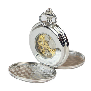 Orologio da tasca stile Classico Vintage Blinders 1920 - Argento - TruClothing.com - 14