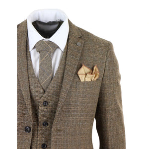 Ralph - Men's 3 Piece Suit Tweed Check 1920s - Paul Andrew - 6