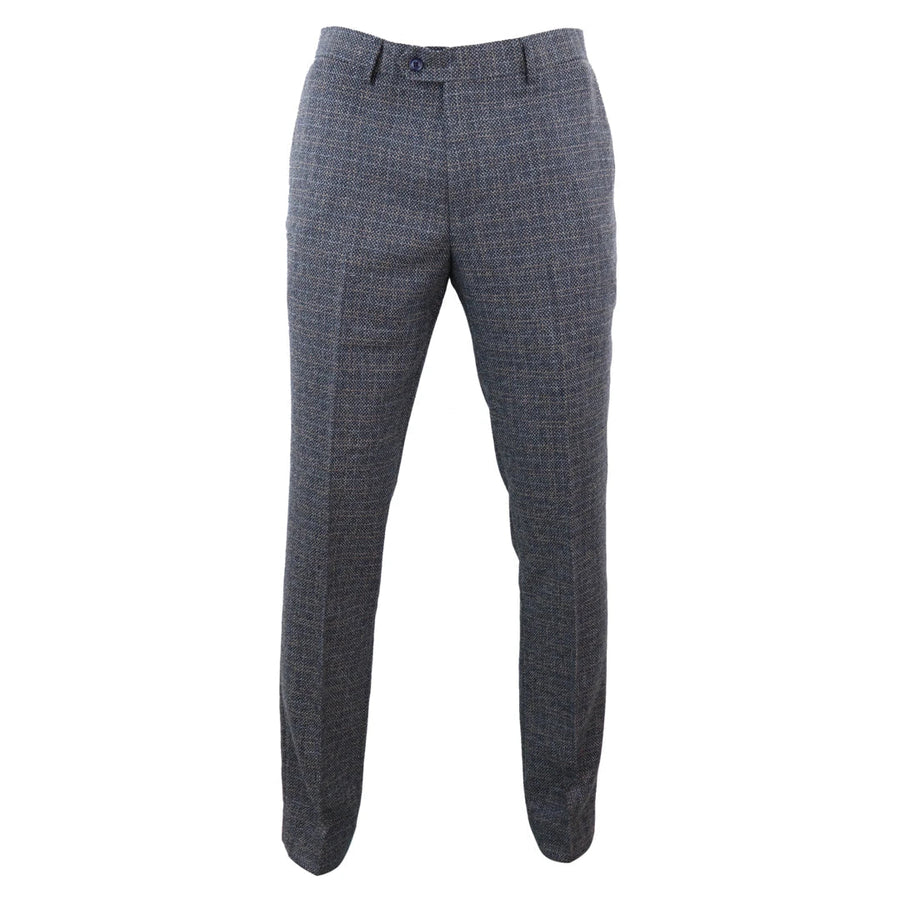 Herrenhose Tweed Fischgräte Design Kariert Vintage Retro Peaky Blinders - Paul Andrew - 1