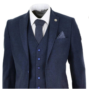 STZ21 - Men's Wool Tweed Suit 3 Piece Authentic 1920s Classic - TruClothing.com - 5