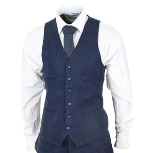 STZ21 - Men's Wool Tweed Suit 3 Piece Authentic 1920s Classic - TruClothing.com - 6