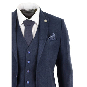 STZ21 - Men's Wool Tweed Suit 3 Piece Authentic 1920s Classic - TruClothing.com - 7