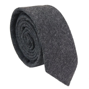 Stz23 - Men's Tie Hankie Tweed Grey Classic Gatsby Peaky Blinders - TruClothing.com - 1