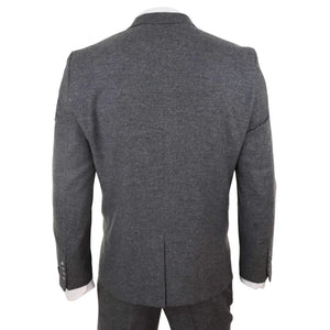 STZ23 - Men's Wool Tweed Suit 3 Piece Authentic 1920s Classic - TruClothing.com - 8