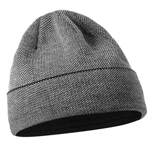 Bonnet homme garçon femme unisexe en tricot épais style beanie ski chaud pour l'hiver - Gris - King Ice - 8
