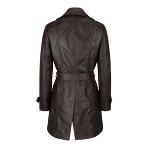 Marynarka damska ze skóry półdługa - Infinity Leather - 4