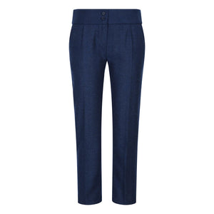 wsn02 - Women's Tweed Navy Blue Blazer Waistcoat & Trousers 1920s Suit - TruClothing.com - 6