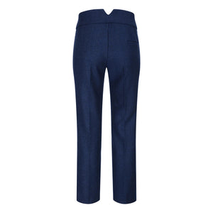 wsn02 - Women's Tweed Navy Blue Blazer Waistcoat & Trousers 1920s Suit - TruClothing.com - 8